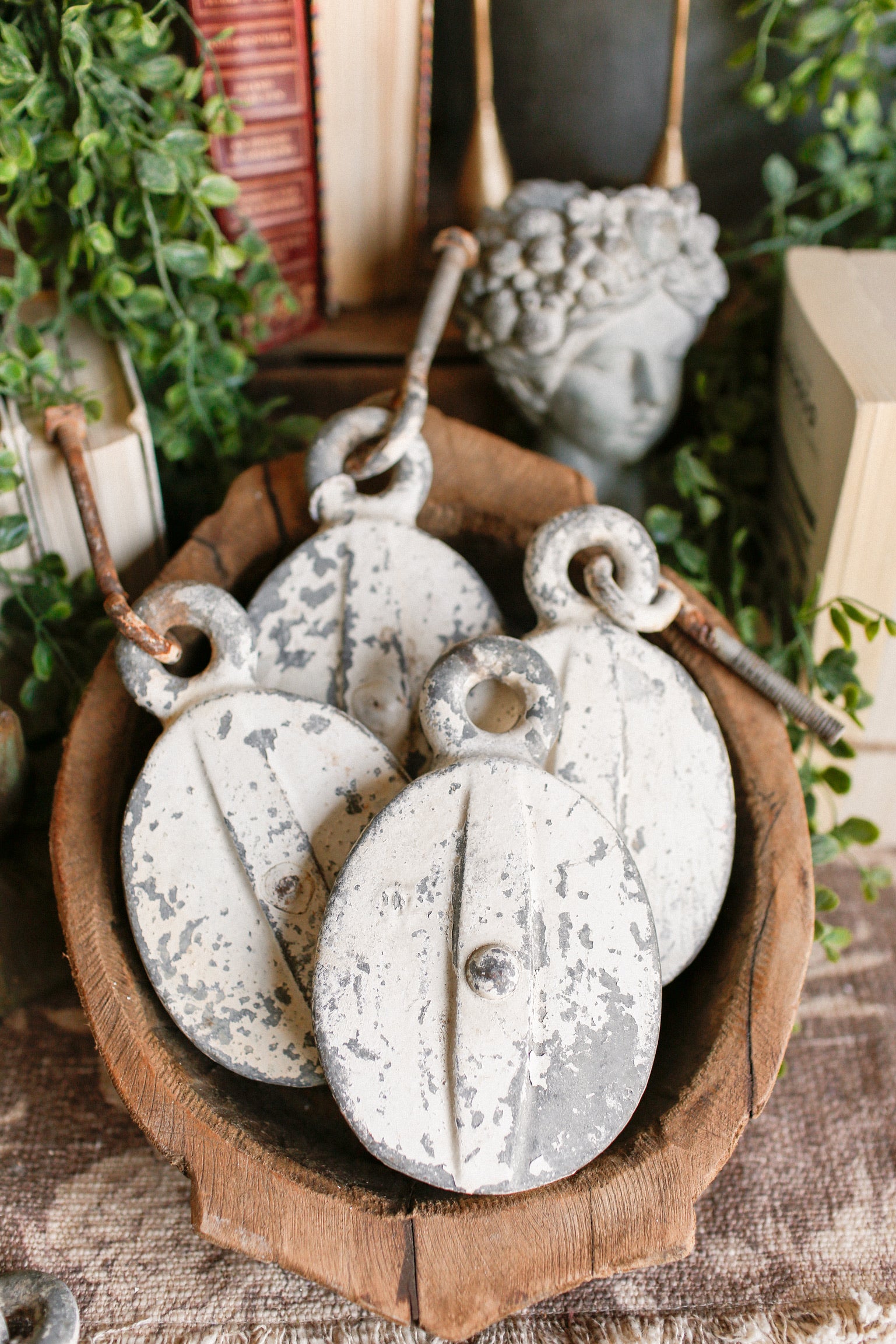 Vintage Metal Pully The Little Burlap Barn®