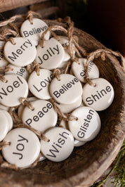 Stoneware Holiday Ornament