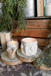 Stoneware Veggie Candle