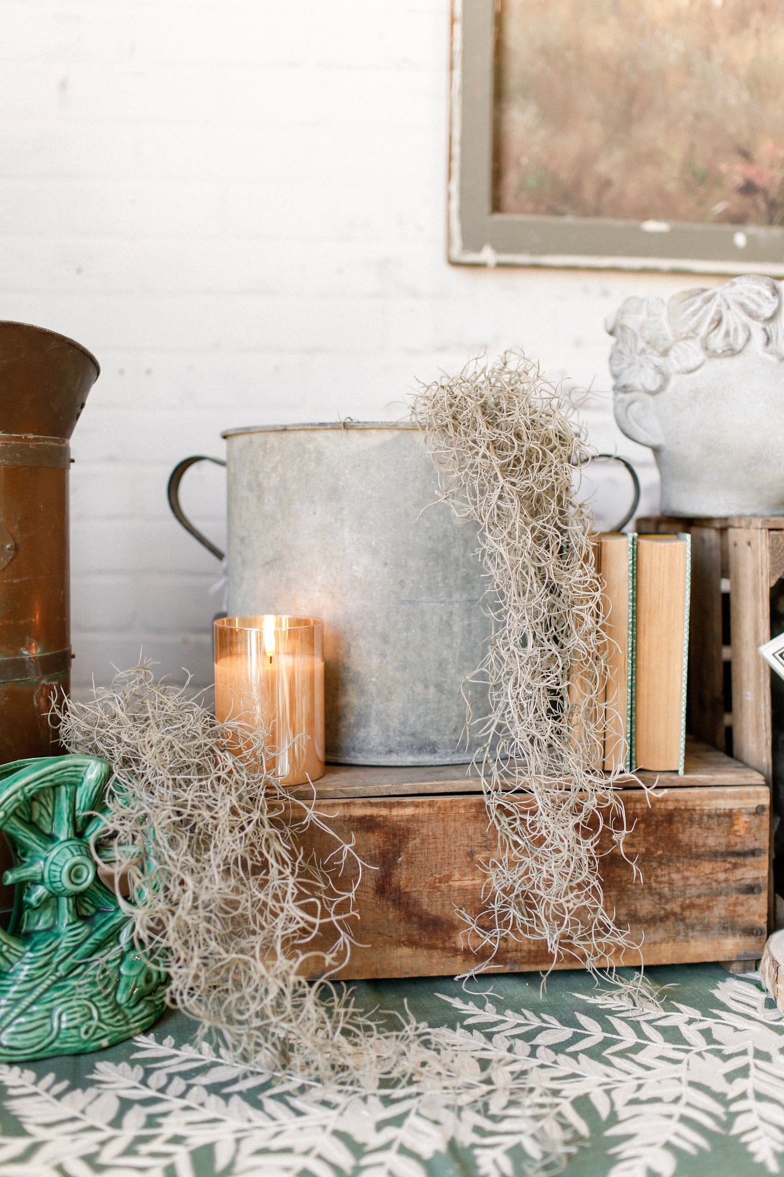 Spanish Moss Hanging Stem The Little Burlap Barn®