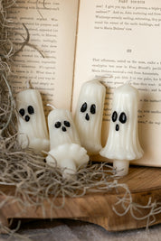 Unscented Ghost Taper Candles Creative Co-Op
