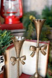 Fluted Bow Candlestick