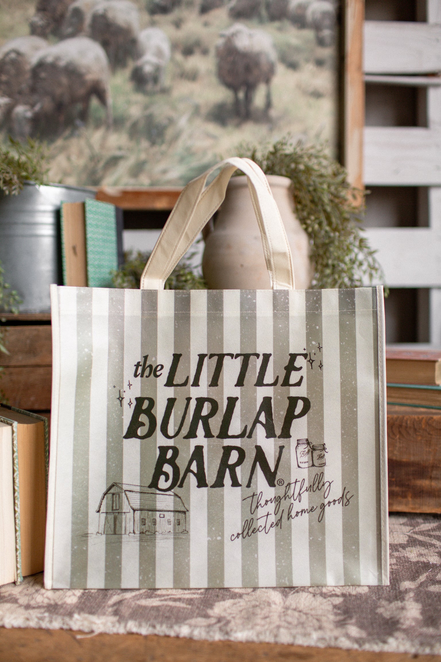 TLBB Reusable Tote Bag The Little Burlap Barn®