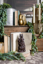 Chocolate Easter Bunny With Hat The Little Burlap Barn®