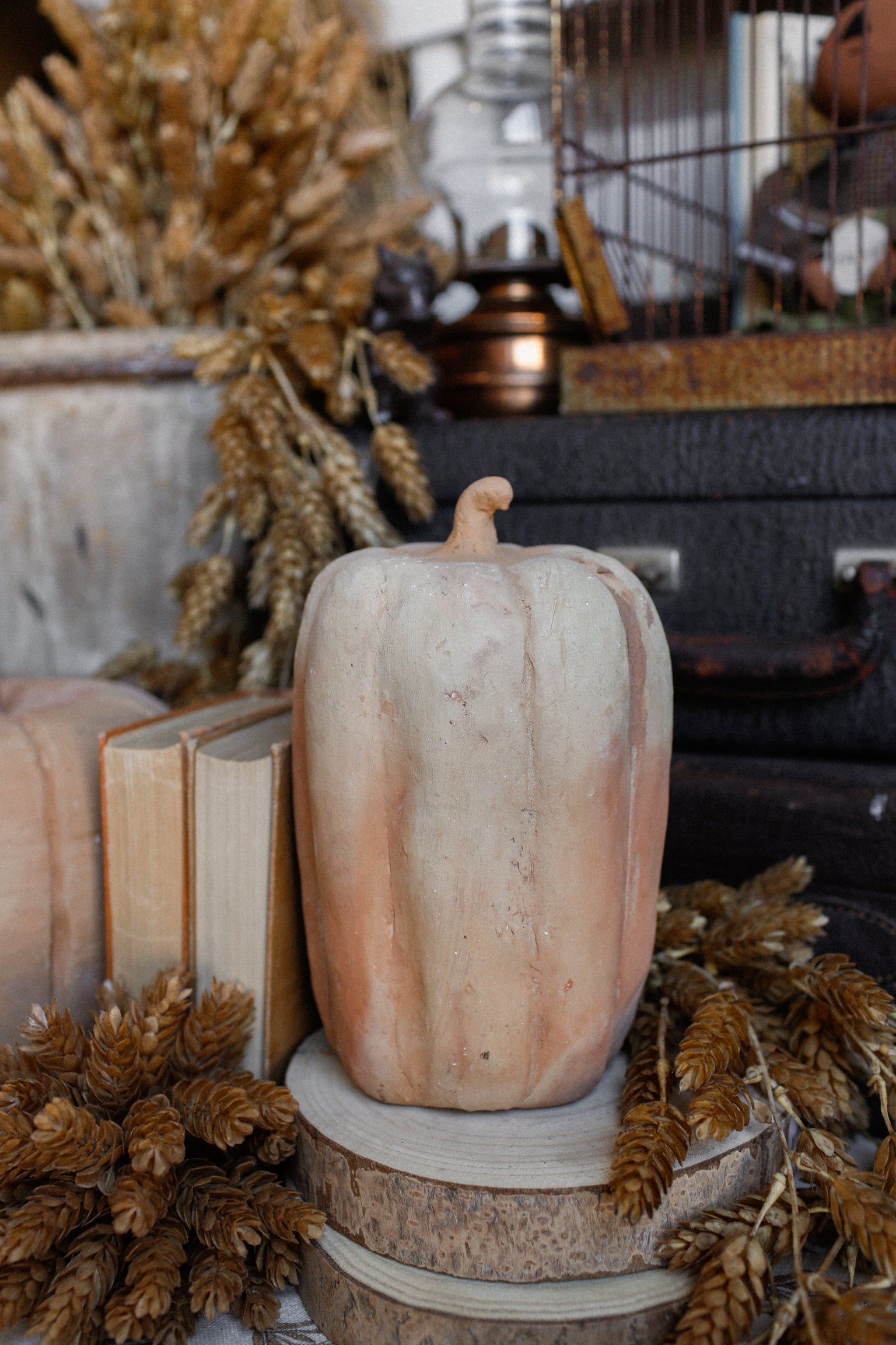 Handmade Terracotta Pumpkin (2 Sizes)