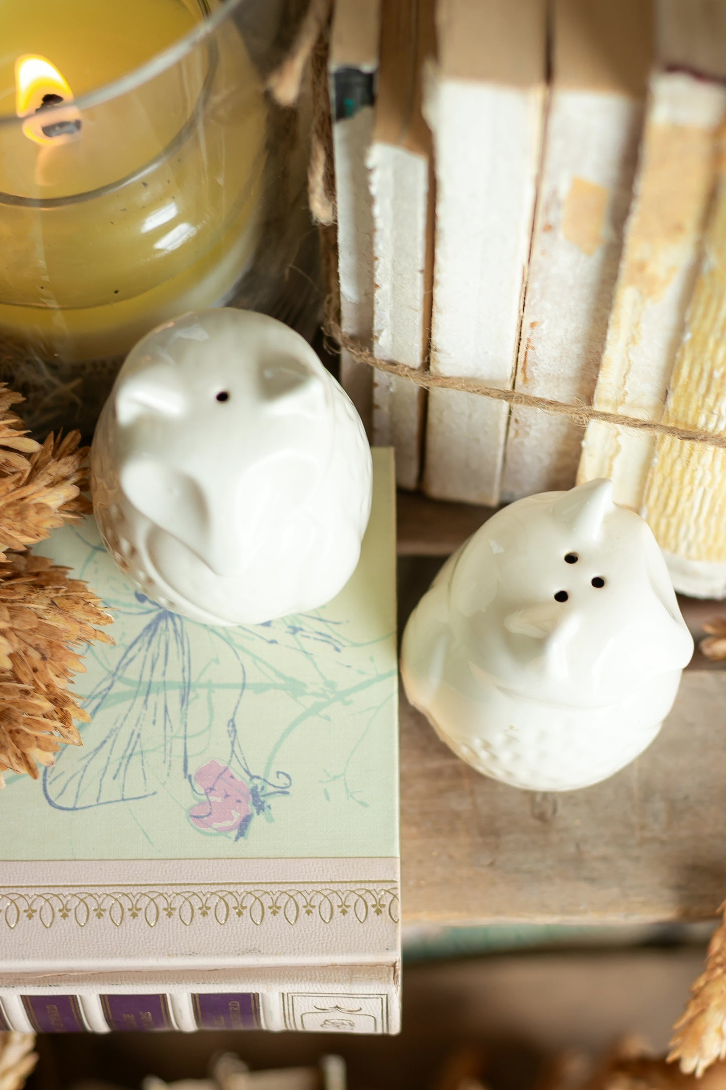 Vintage Fox Salt and Pepper Shakers The Little Burlap Barn®