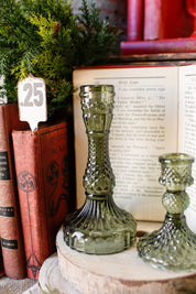 Forest Green Candlestick