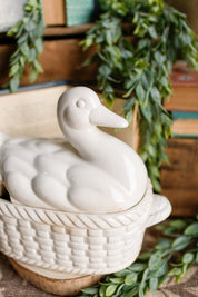 Vintage Duck Casserole Dish