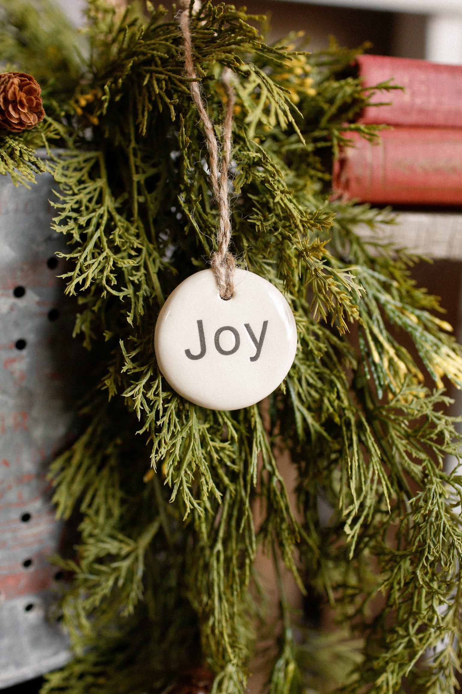 Stoneware Holiday Ornament
