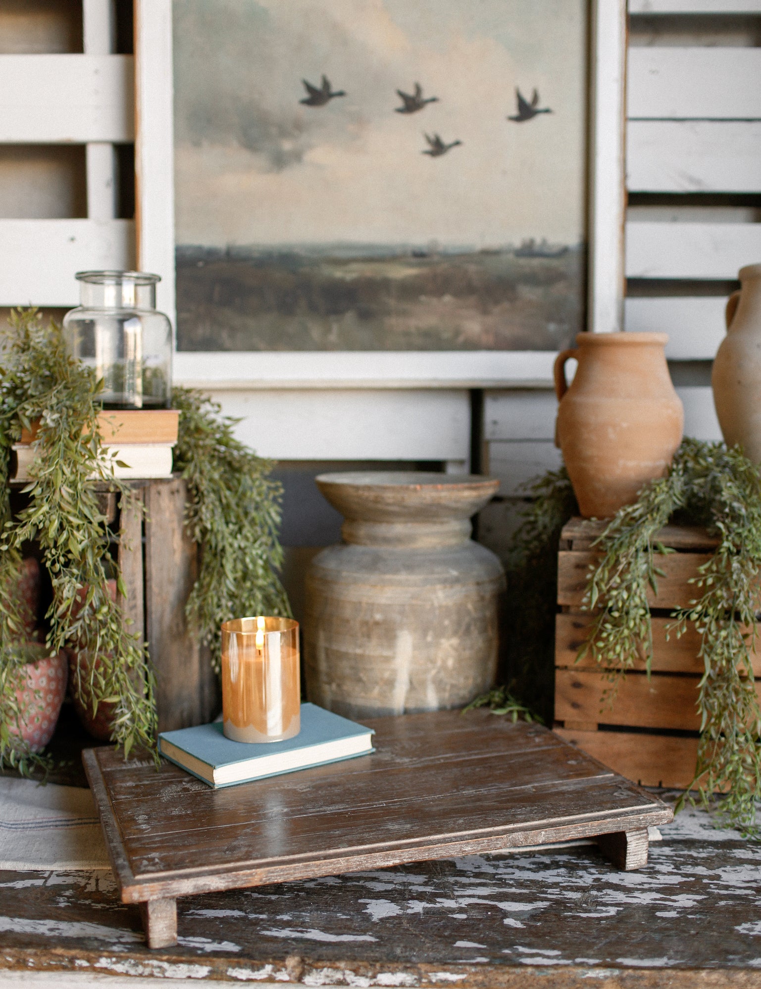 Vintage Wood Riser The Little Burlap Barn®