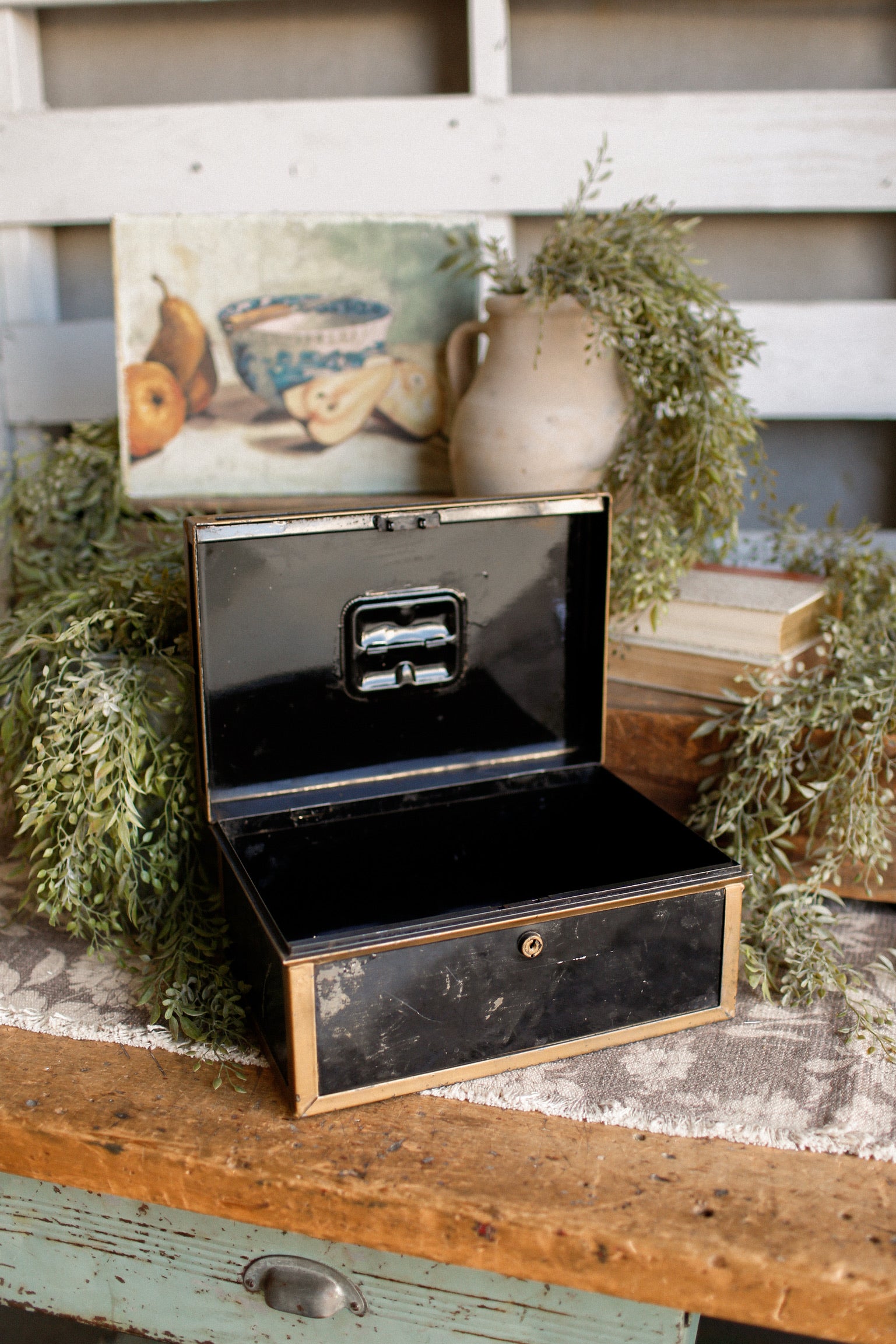 Vintage Cash Money Box The Little Burlap Barn®