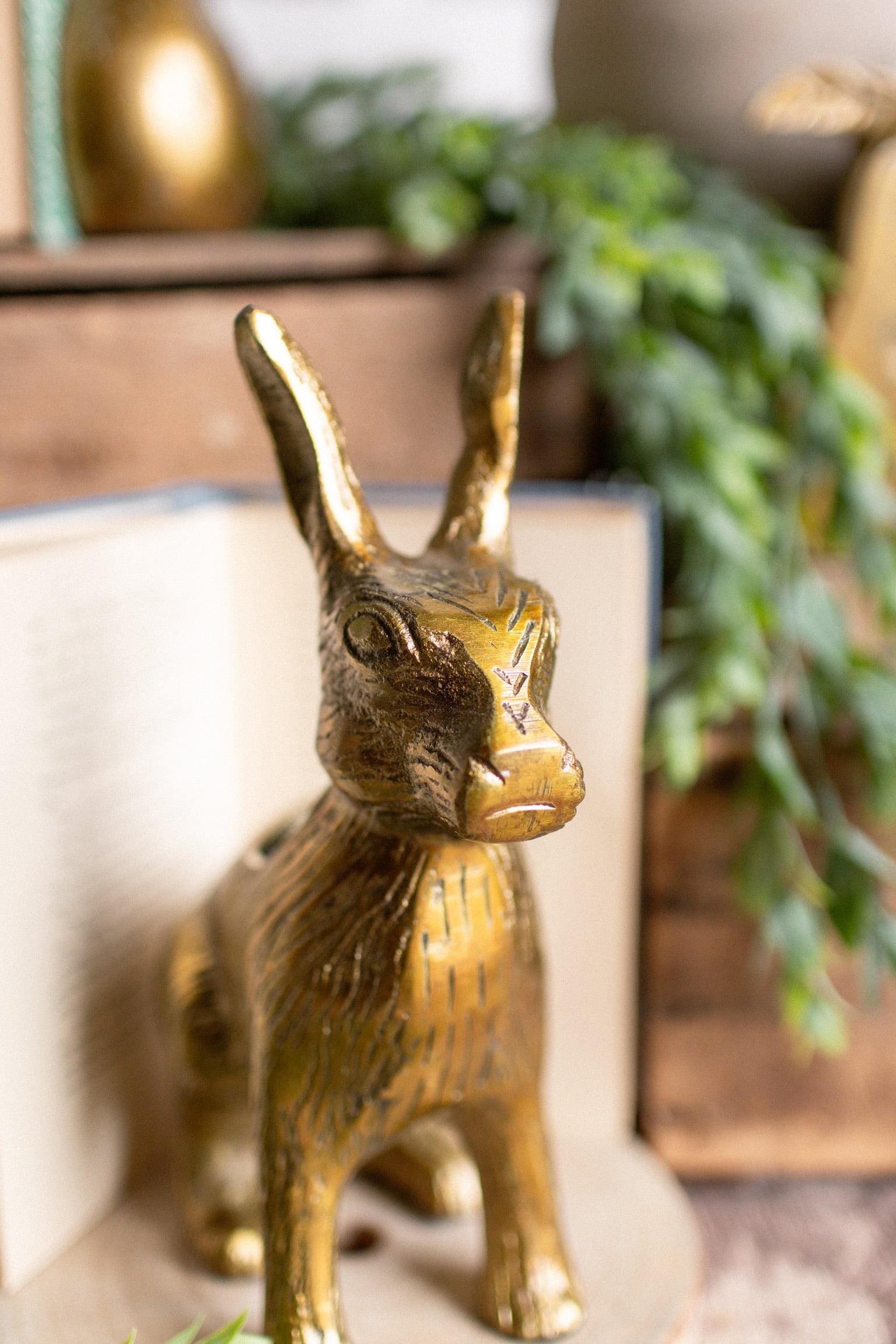 Gilded Hare Vase