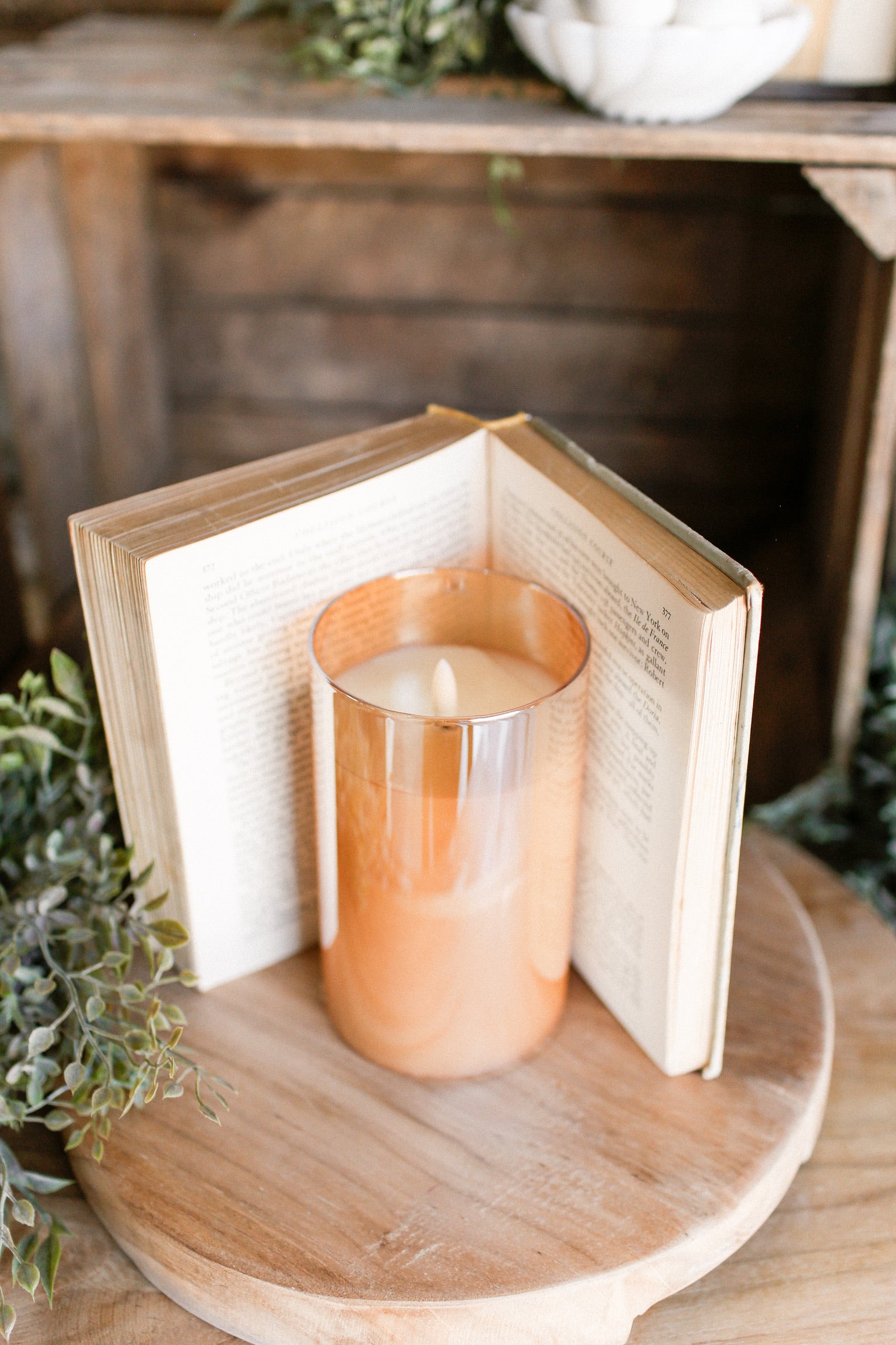 XS Champagne Flameless Candle The Little Burlap Barn®