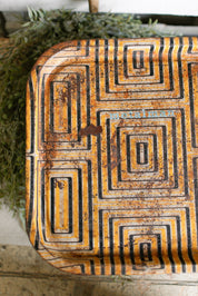 Vintage Yellow Tray The Little Burlap Barn®