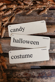 Halloween Flashcard