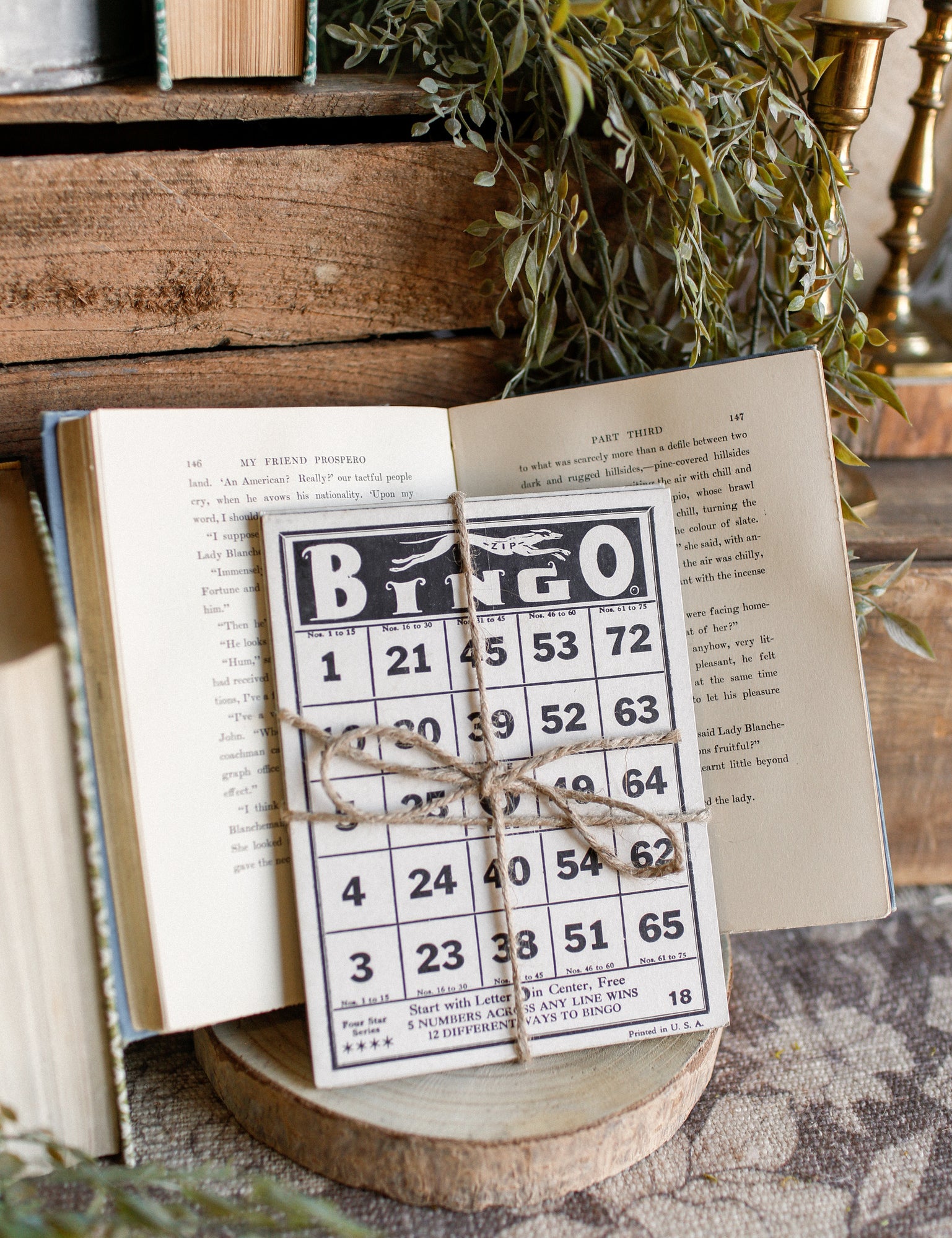 Vintage Bingo Cards The Little Burlap Barn®