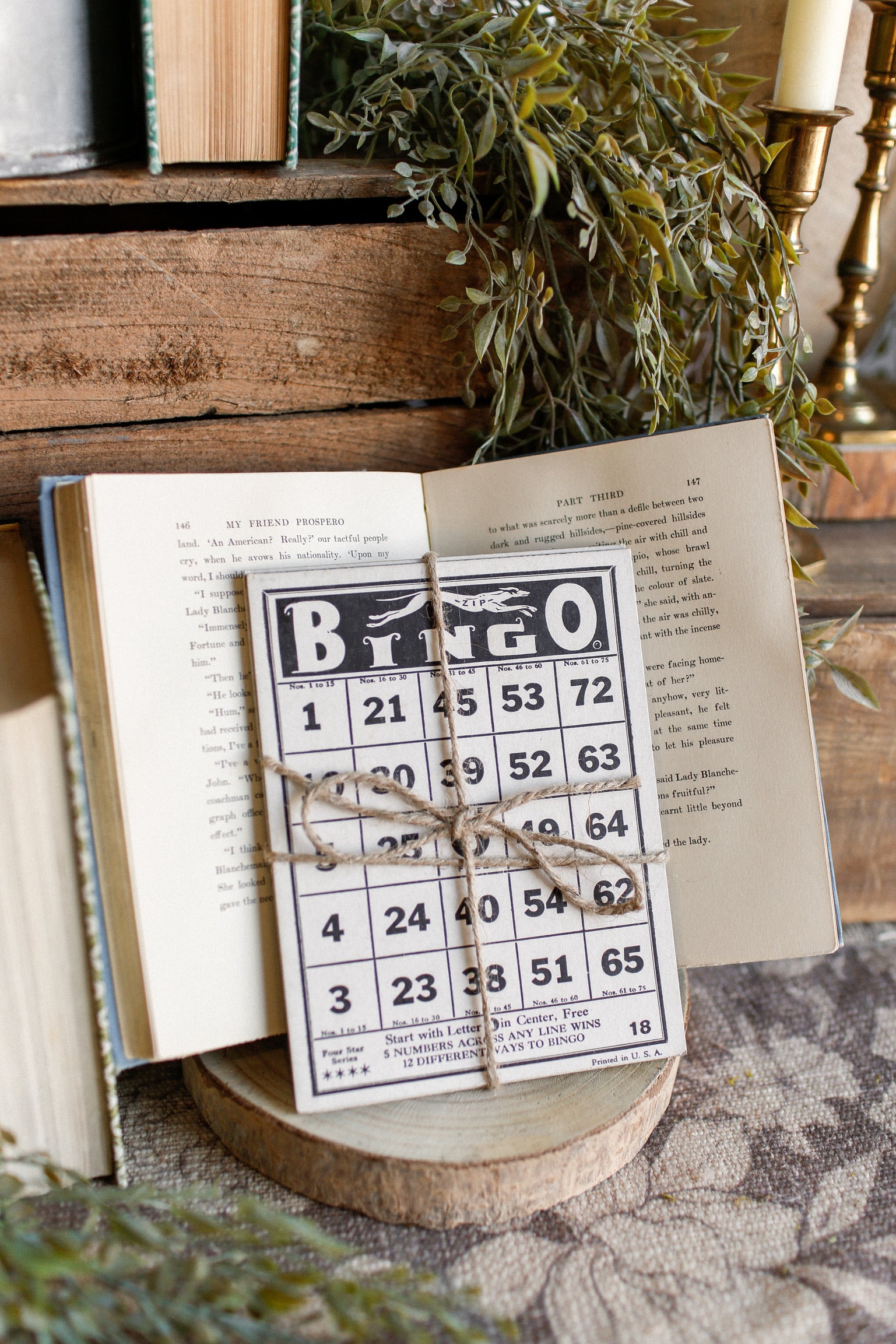 Vintage Bingo Cards The Little Burlap Barn®