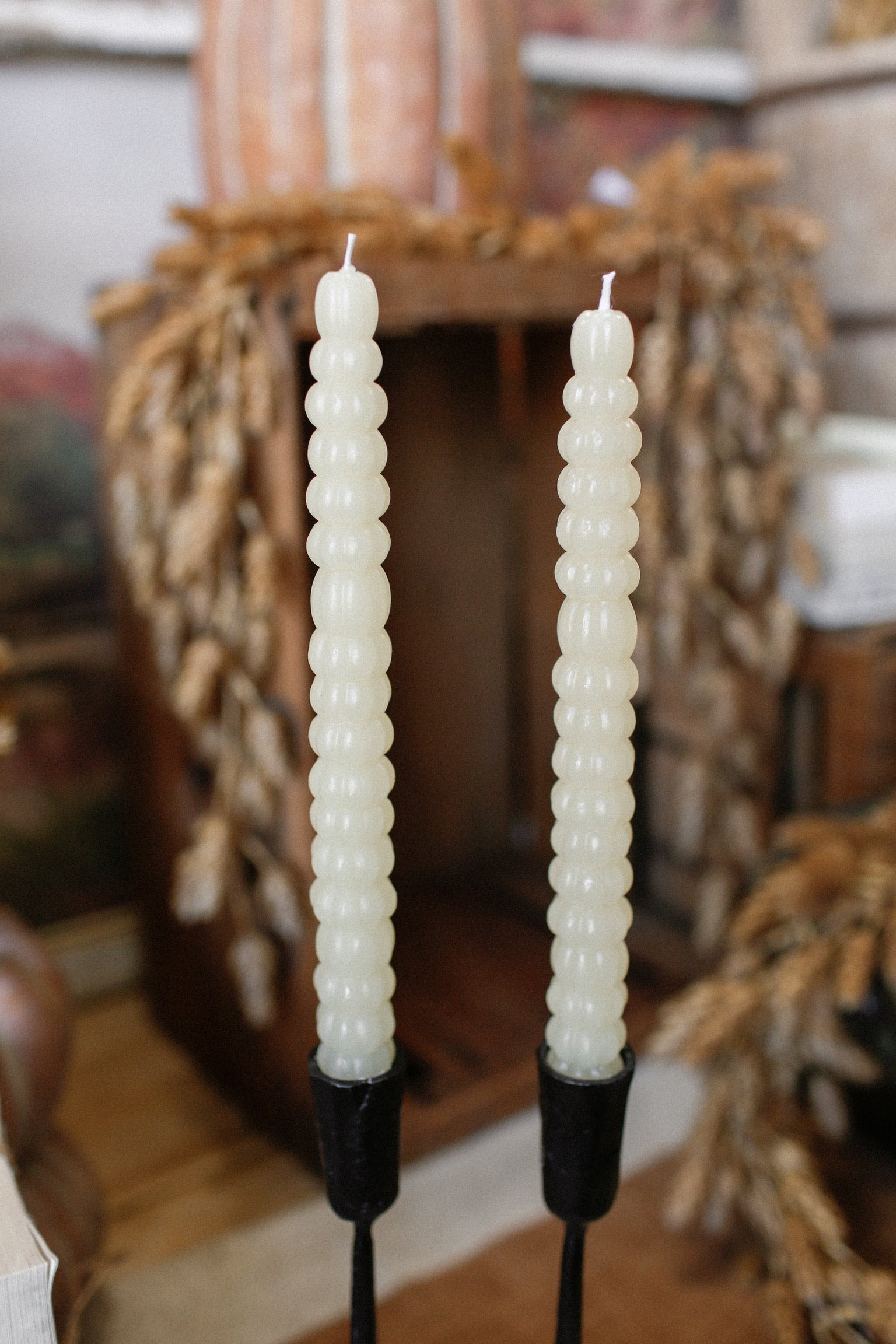 Fall Pumpkin Taper Candle
