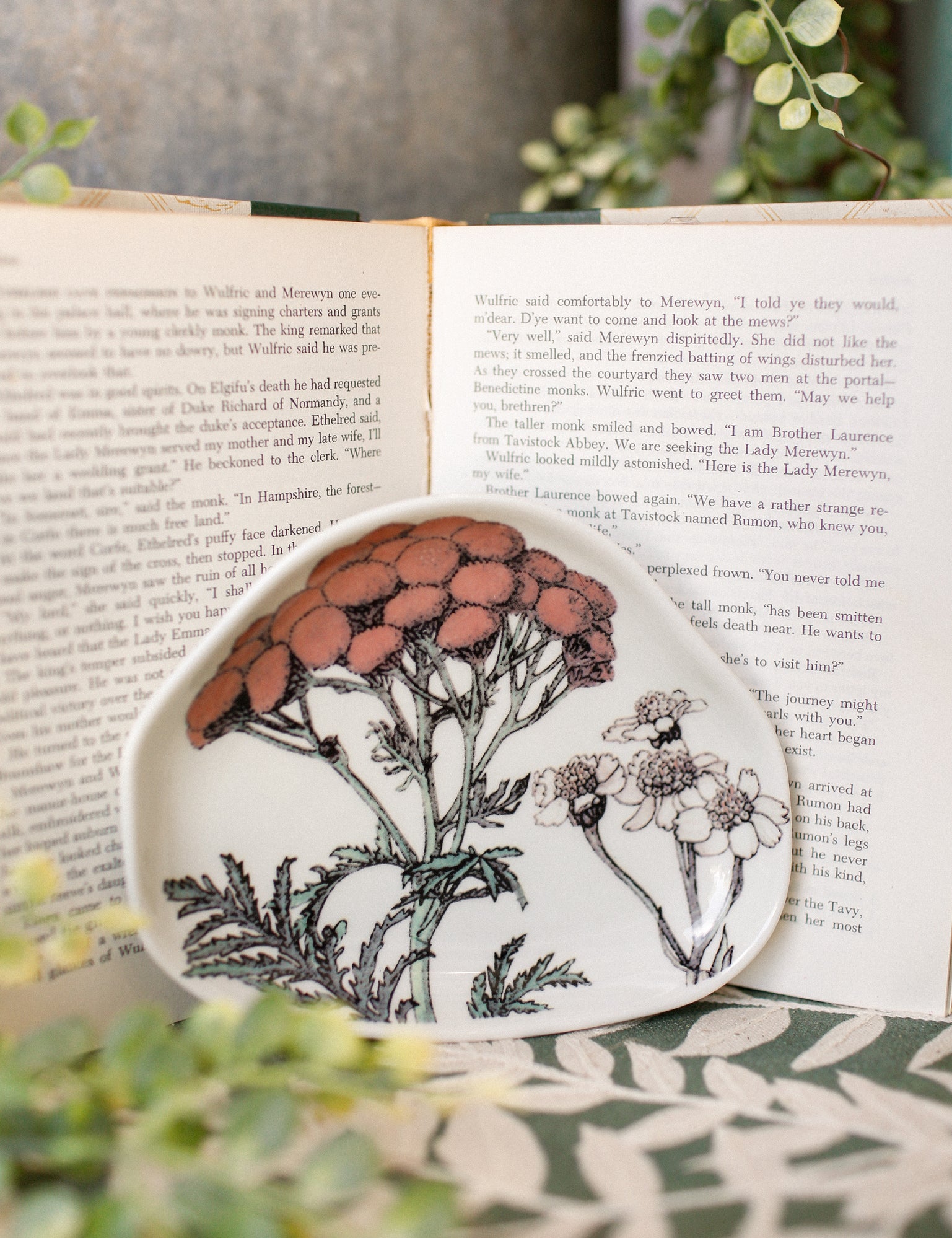 Stoneware Floral Dish The Little Burlap Barn®