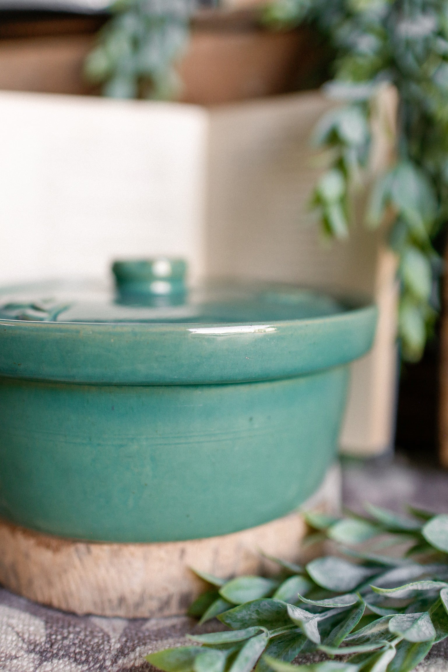 Vintage Floral Casserole Dish