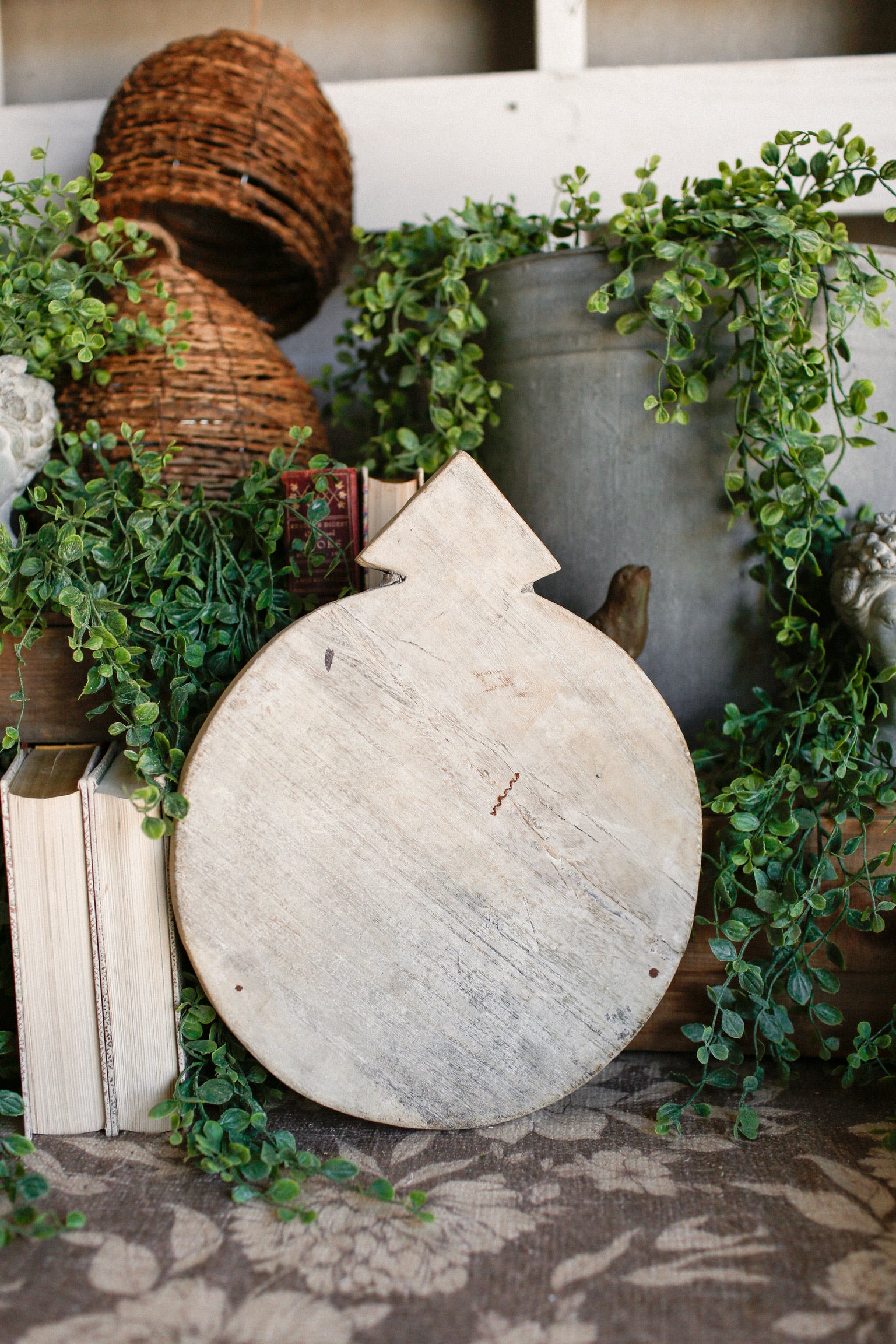 Vintage Teak Wood Riser The Little Burlap Barn®