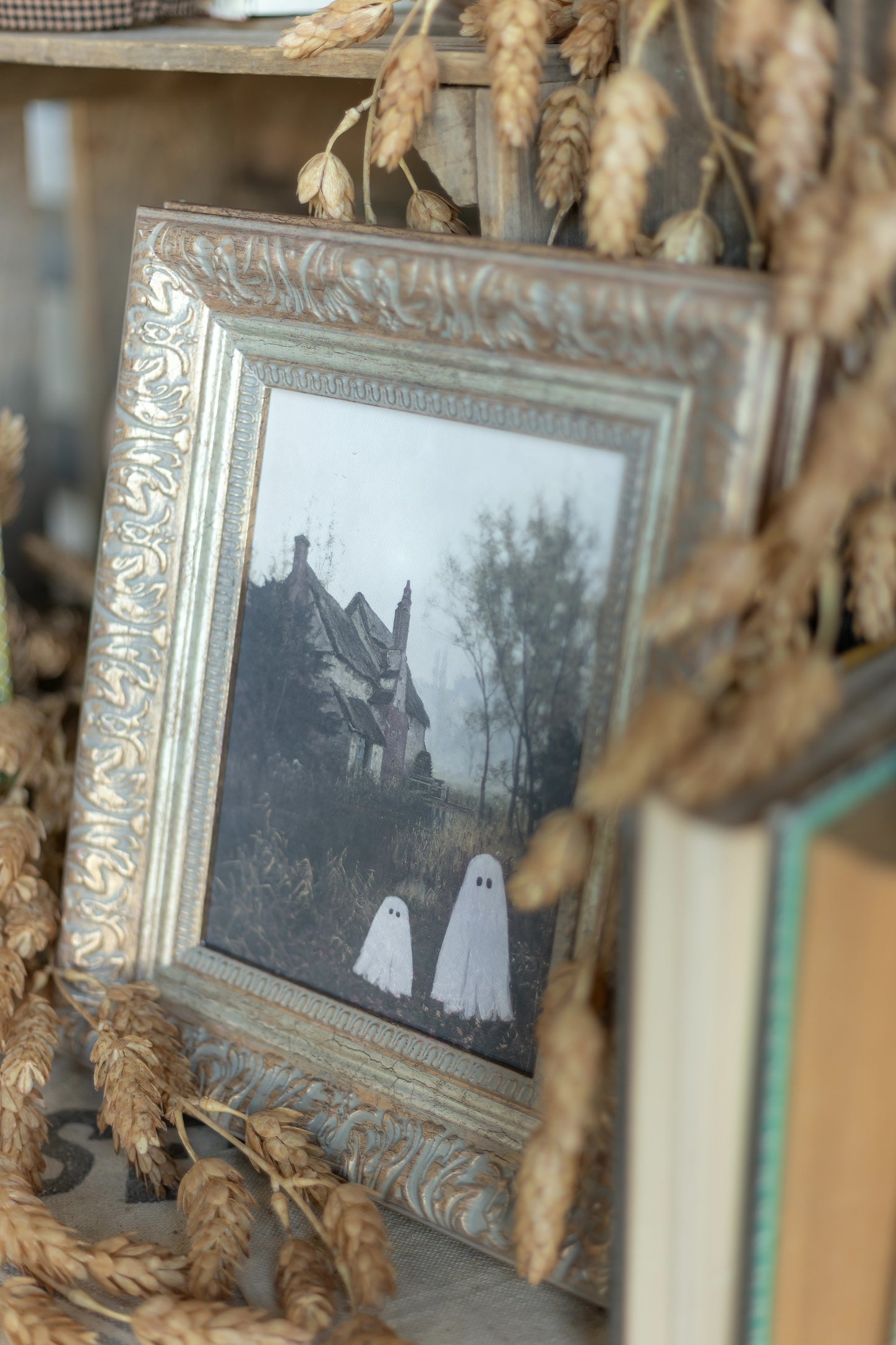 Autumn Ghosts Framed Wall Art The Little Burlap Barn