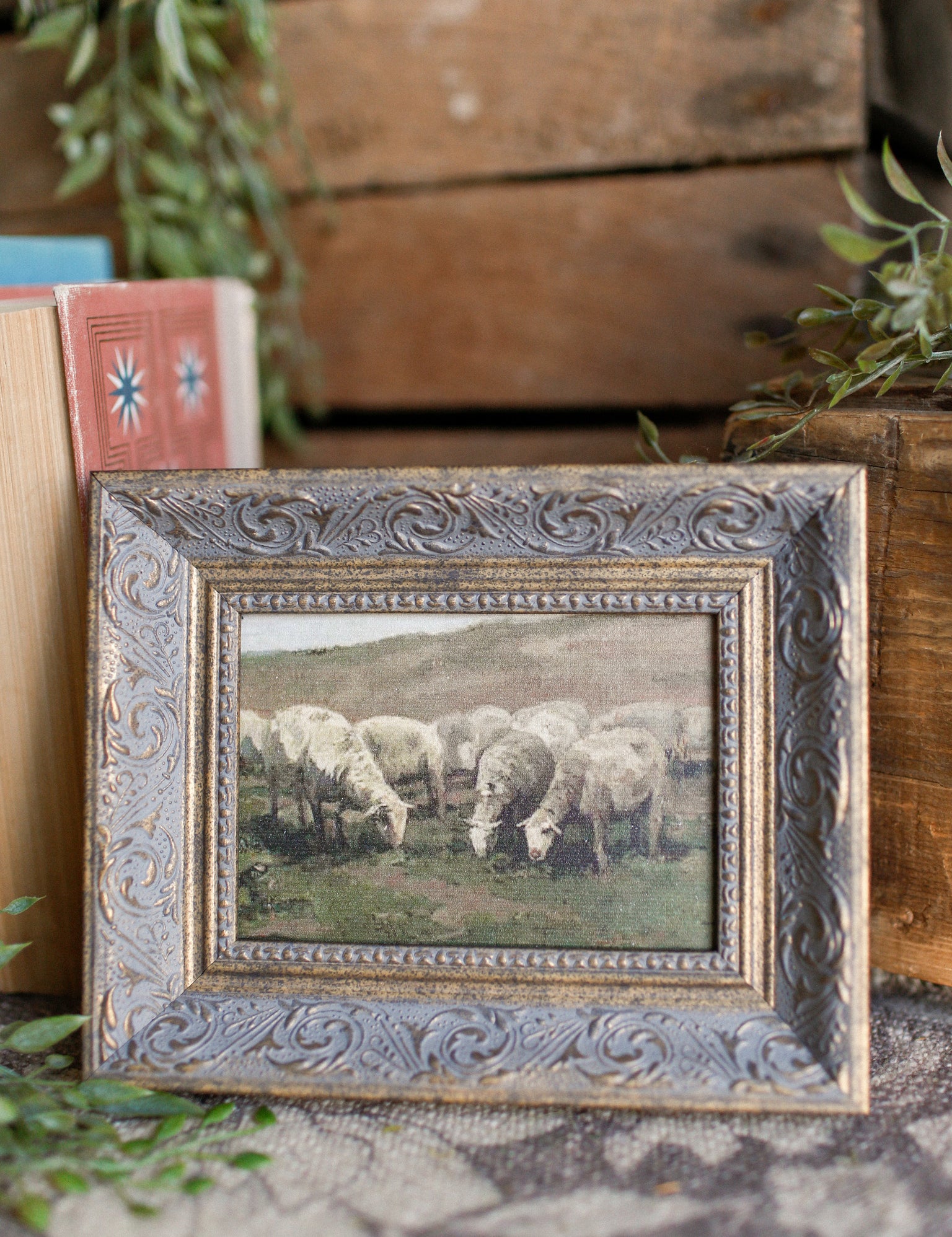 Sheep Landscape Framed Art The Little Burlap Barn®
