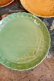 Stoneware Botanical Plate