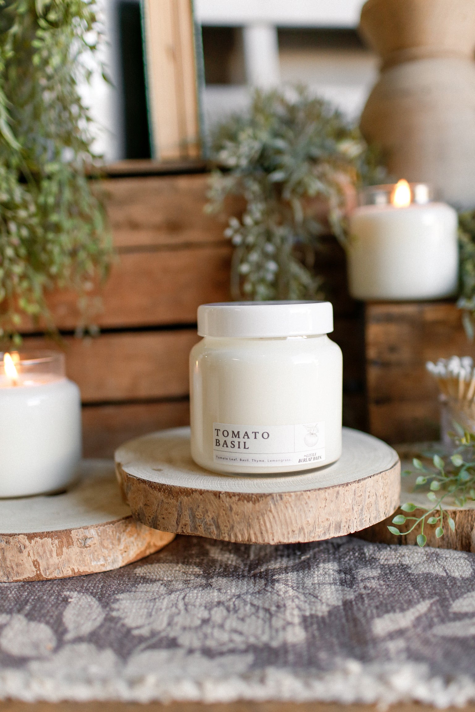 Apothecary Candle -- Tomato Basil The Little Burlap Barn®