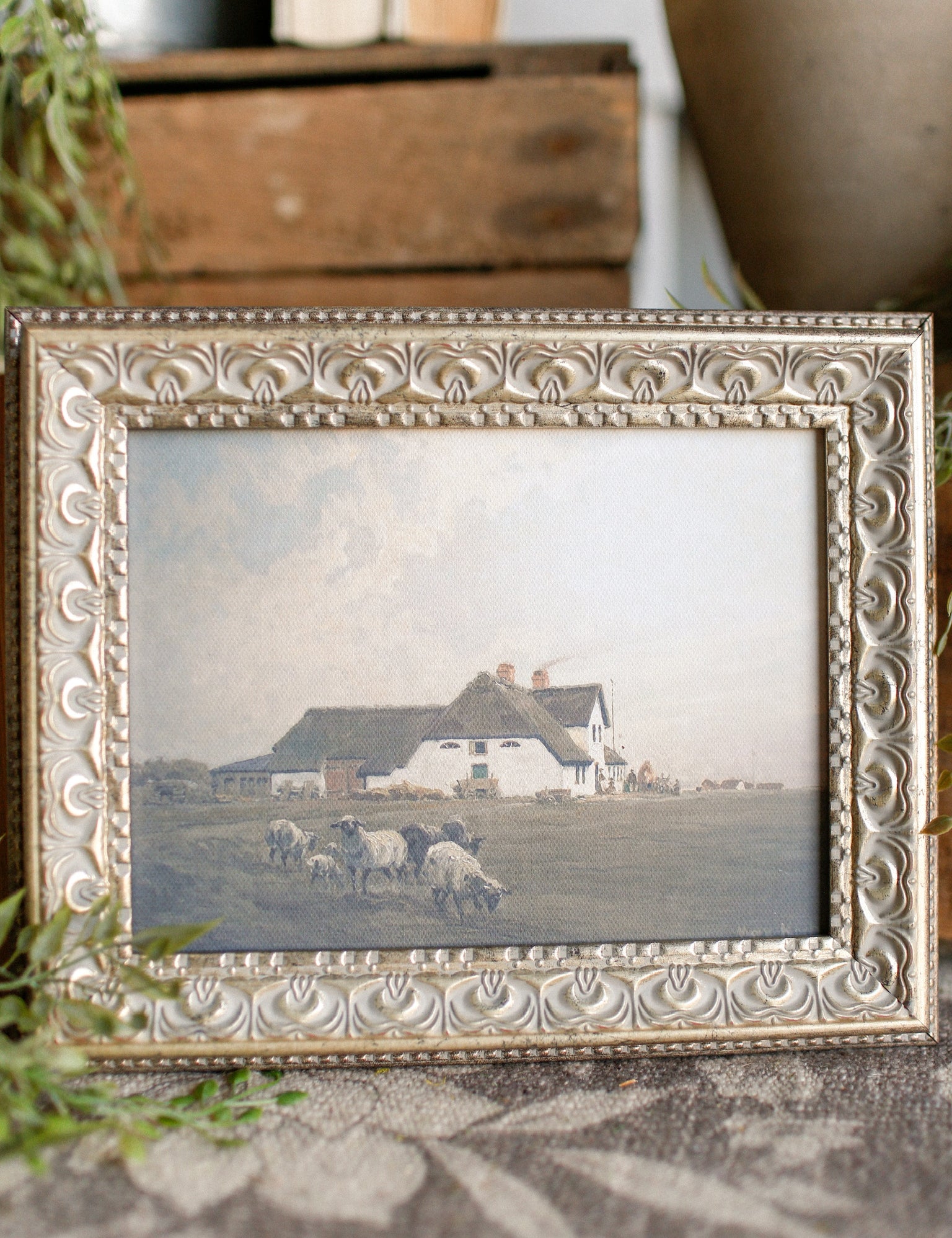 Sheep Farm Framed Art The Little Burlap Barn®