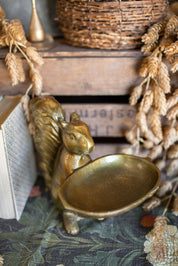 Brass Squirrel Figurine