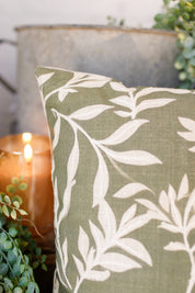 Botanical Leaves Pillow The Little Burlap Barn®