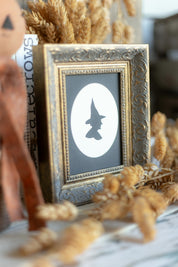 Witch Silhouette Framed Art The Little Burlap Barn
