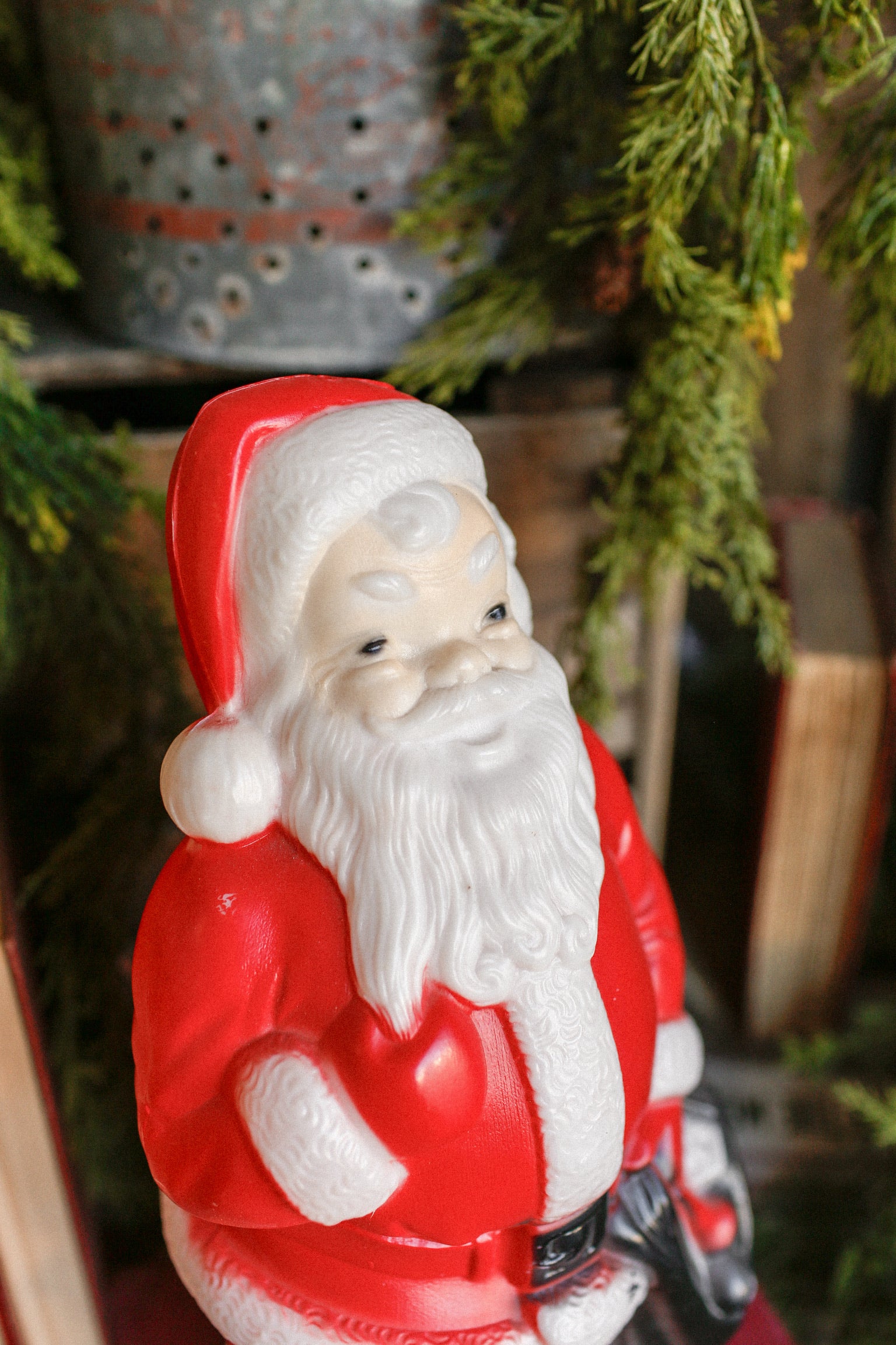 Vintage 1968 Empire Santa Blow Mold