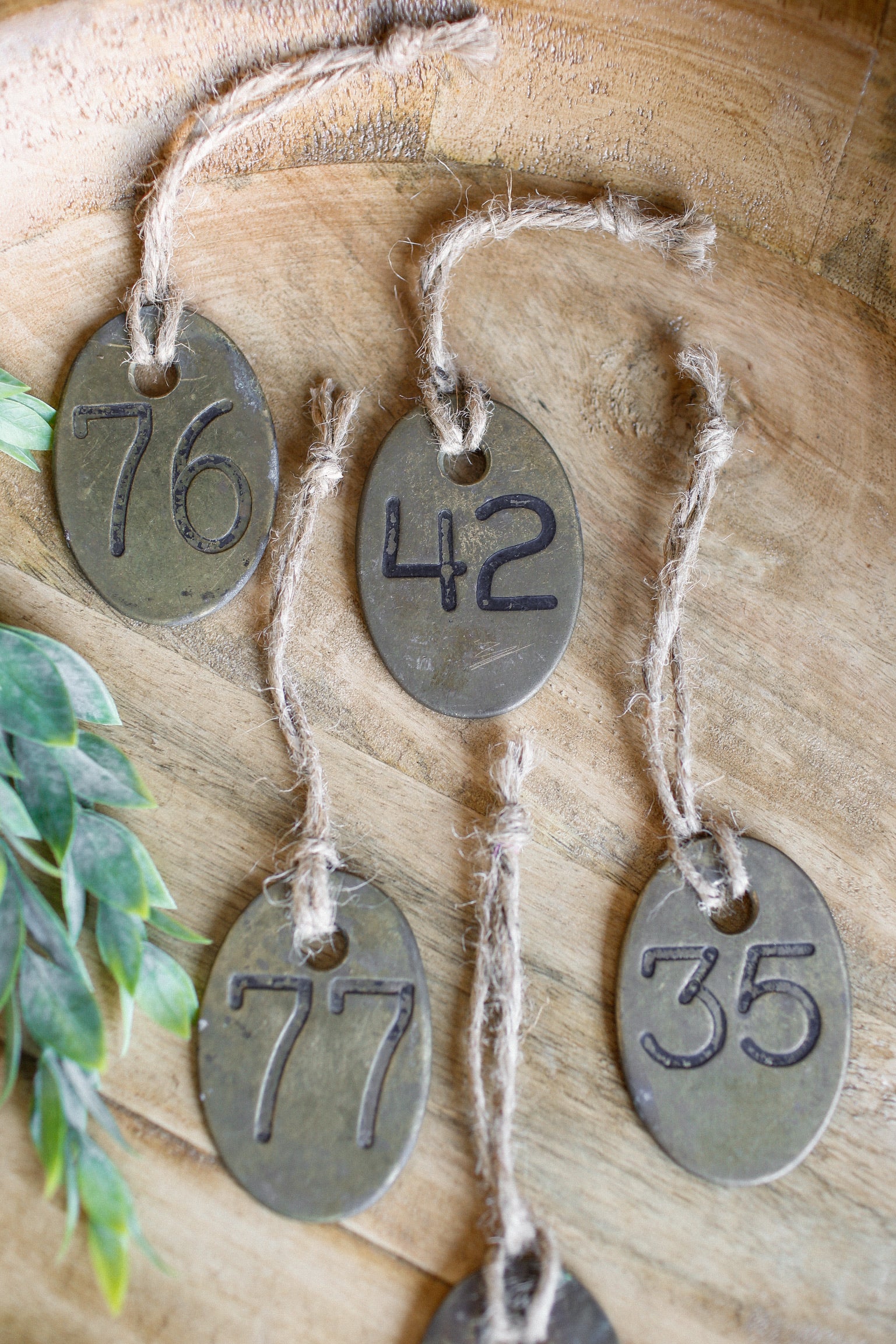 Vintage Brass Cow Tag The Little Burlap Barn®