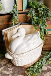 Vintage Duck Casserole Dish