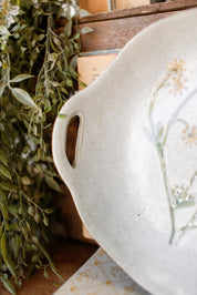 Stoneware Botanical Handled Bowl The Little Burlap Barn®