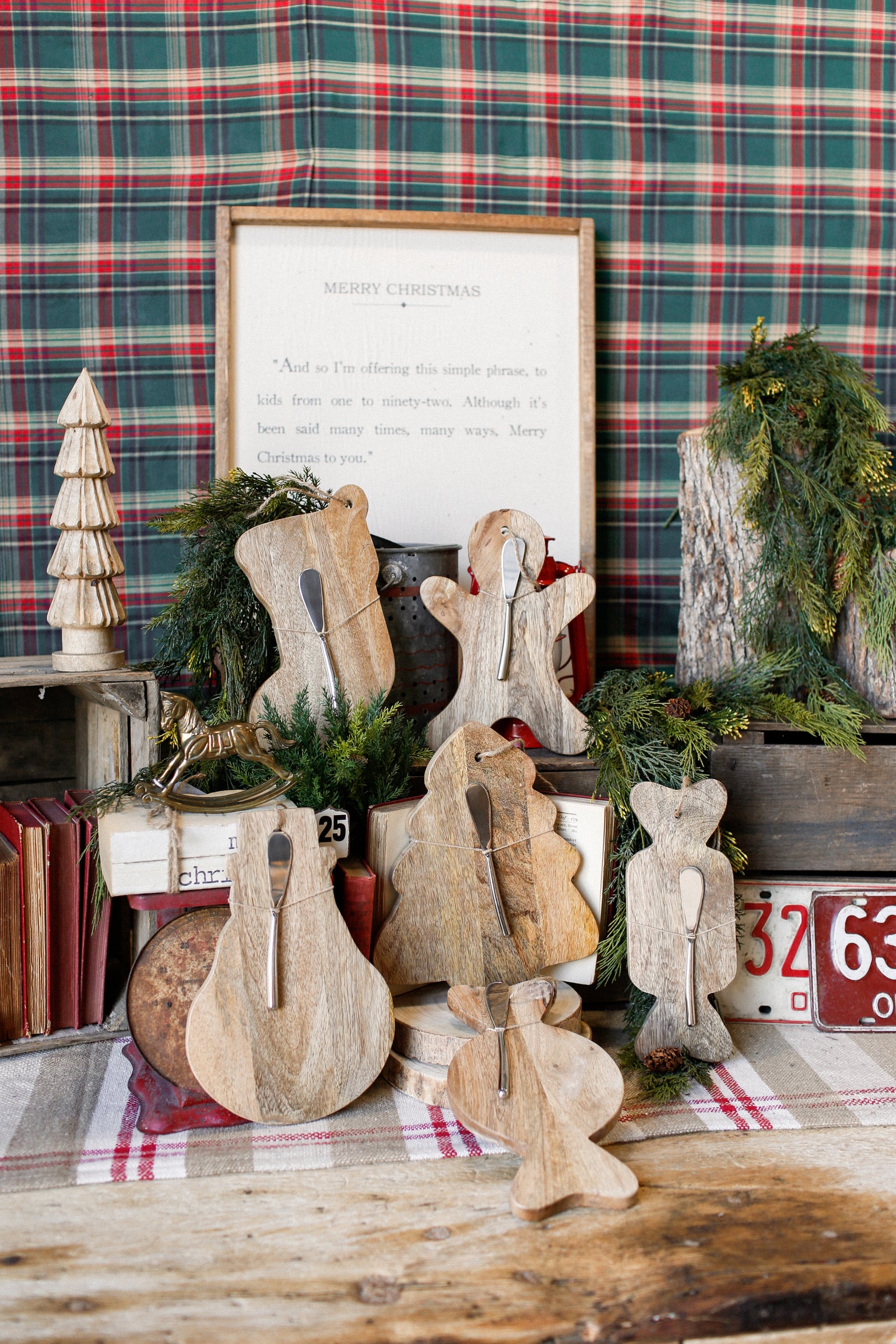 Holiday Board and Knife Set