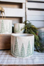 Concrete Tree Farm Pot