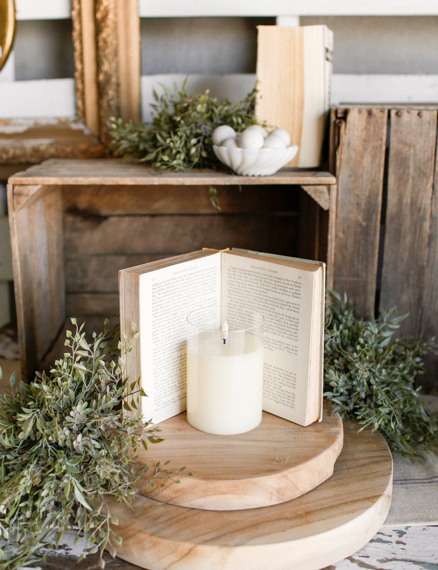 XXS Ivory Flameless Candle The Little Burlap Barn®