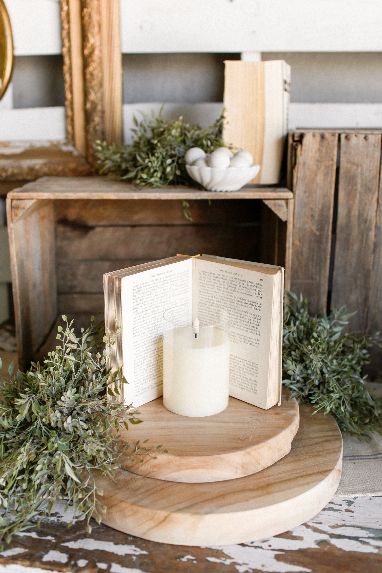 XXS Ivory Flameless Candle The Little Burlap Barn®