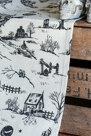 Halloween Toile Kitchen Towel The Little Burlap Barn