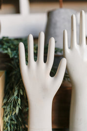 Vintage Industrial Ceramic Glove Mold (M)