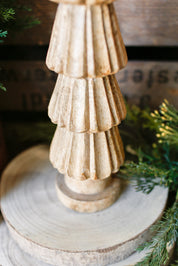 Hand-Carved Mango Wood Tree