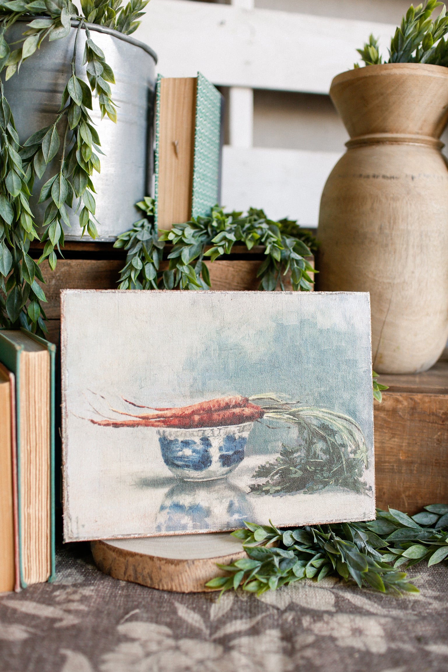 Carrots Still Life Canvas Print