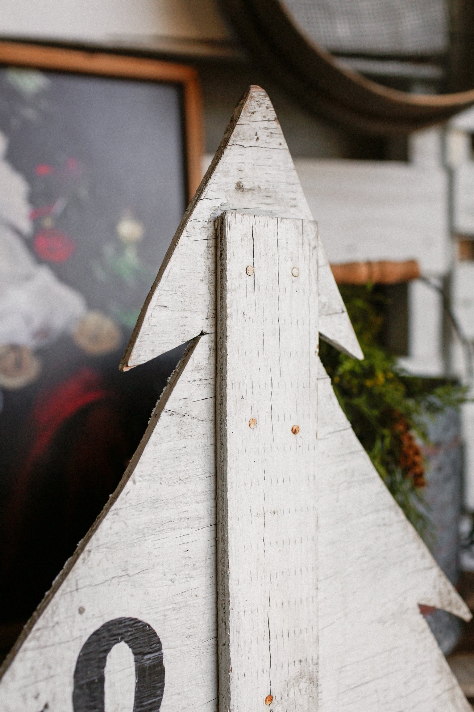 Salvaged Wood Tree Sign