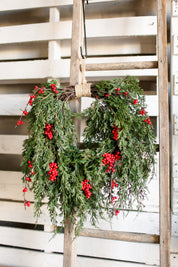 Forest Falls Berry Wreath (L)