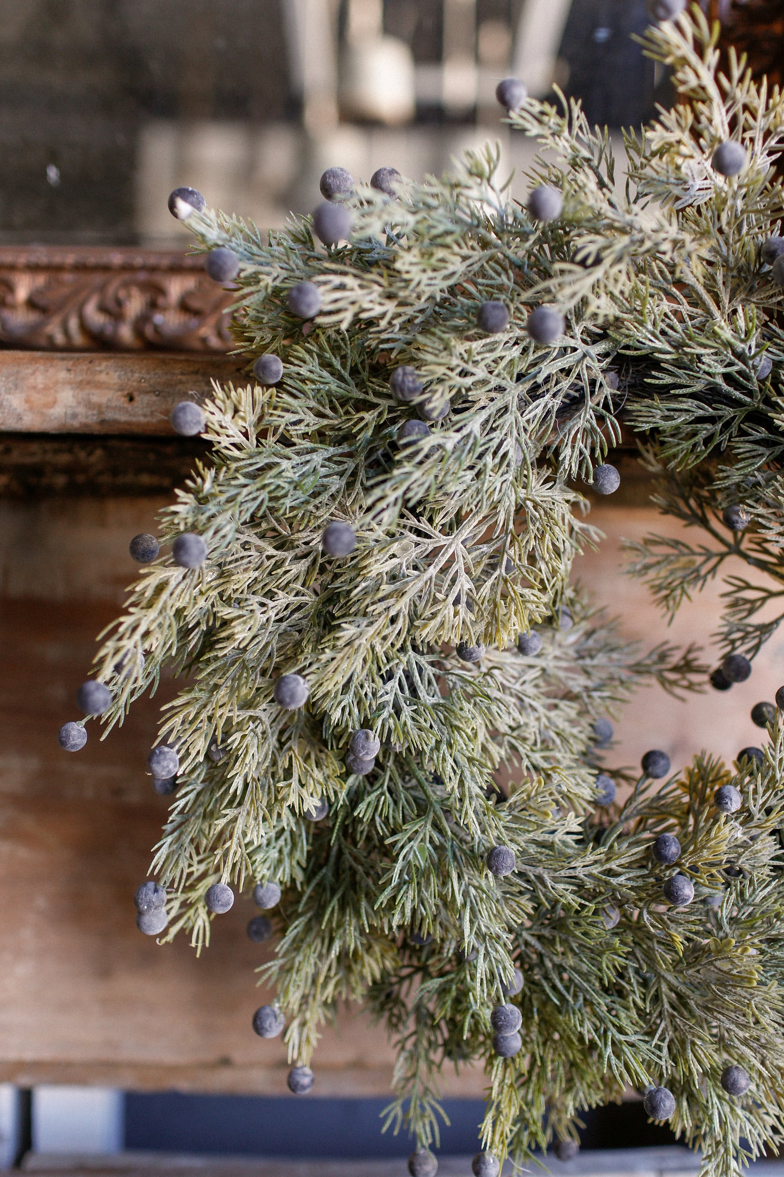 Midnight Juniper Mini Wreath