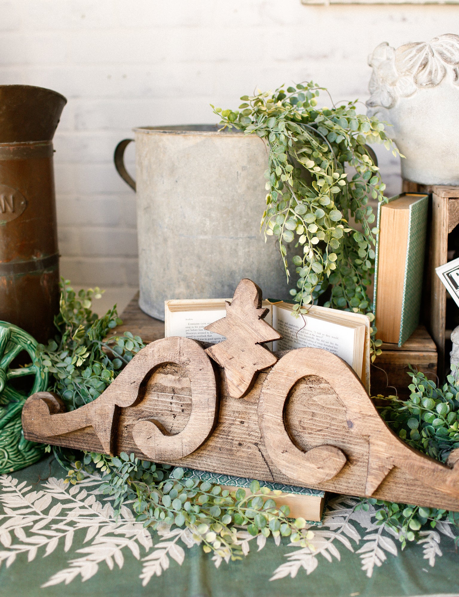 Hand-Carved Wood Door Trim Piece The Little Burlap Barn®