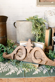 Hand-Carved Wood Door Trim Piece The Little Burlap Barn®